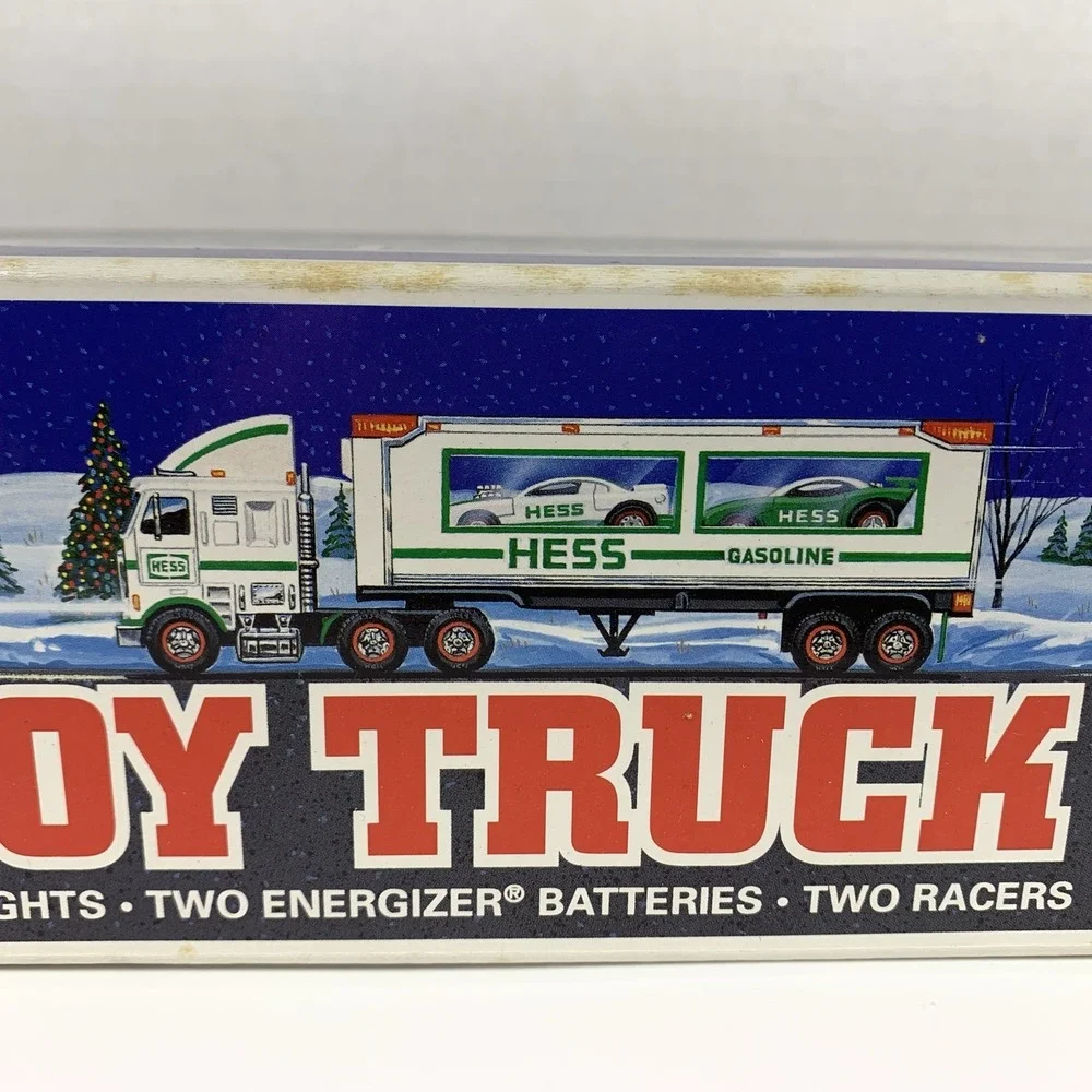 RARE Vintage 1997 HESS Toy Truck and Racers -‎ NEW In Original Box